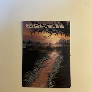 Magic The Gathering MTG Alter Swamp