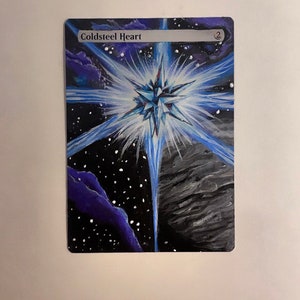 Magic The Gathering MTG Coldsteel Heart Altered Card