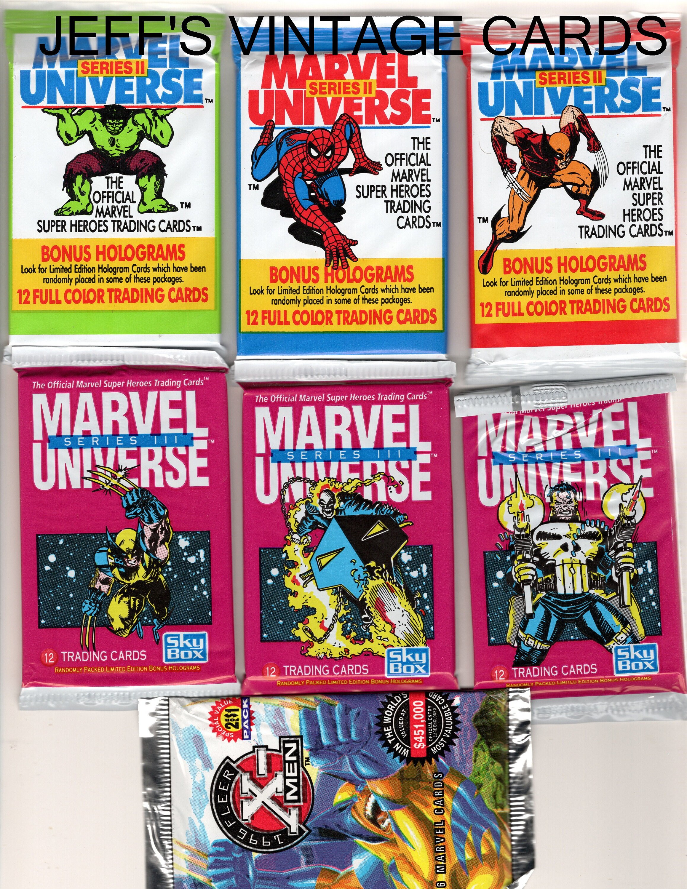 X Men Fleer Cards - Etsy