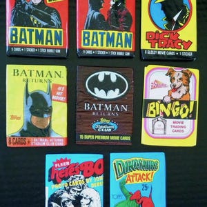 Vintage wax packs you pick the pack listing #4