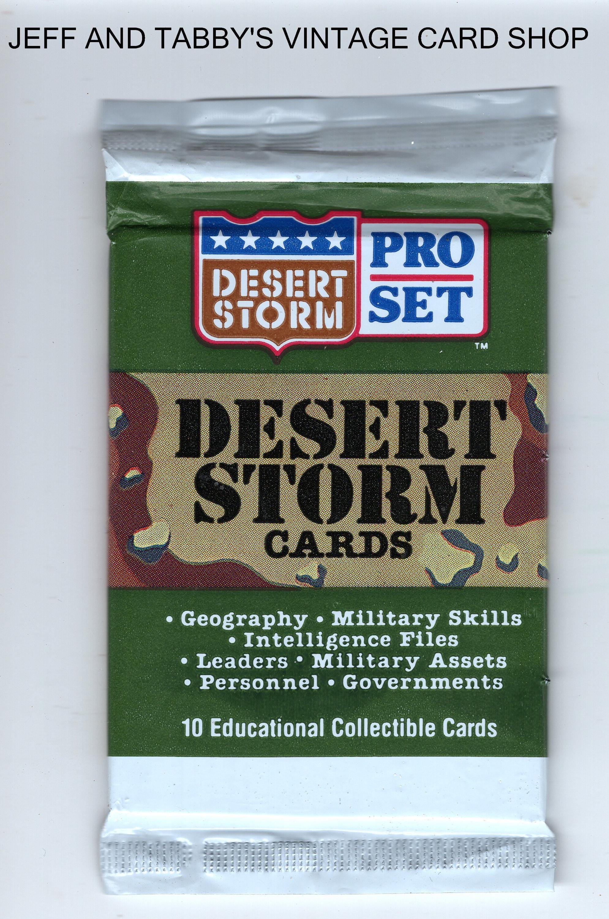 rare desert storm cards Amazon.com: Pro Set Desert Storm Trading Cards Box : Toys & Games main image 1