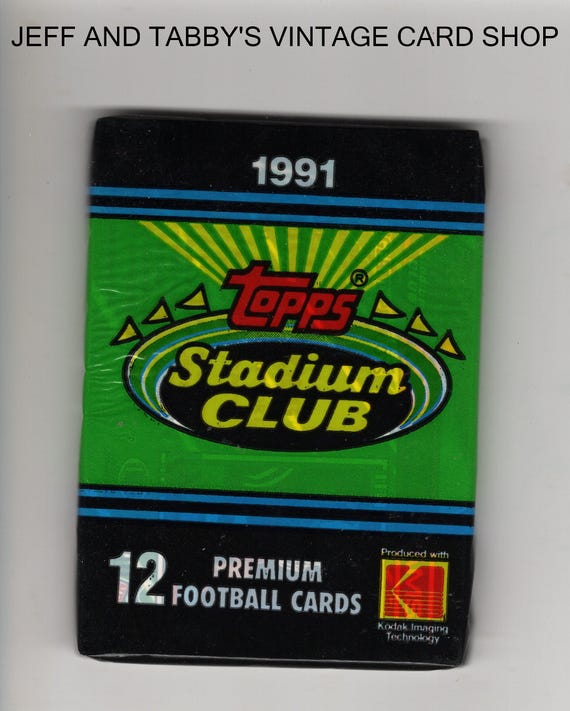 VARIOUS Football Trading Card Packs - Etsy