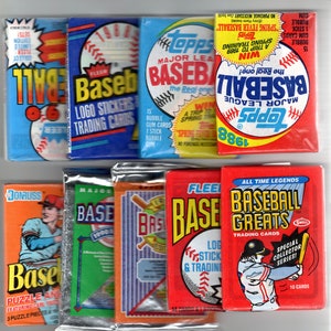 Various Baseball Packs