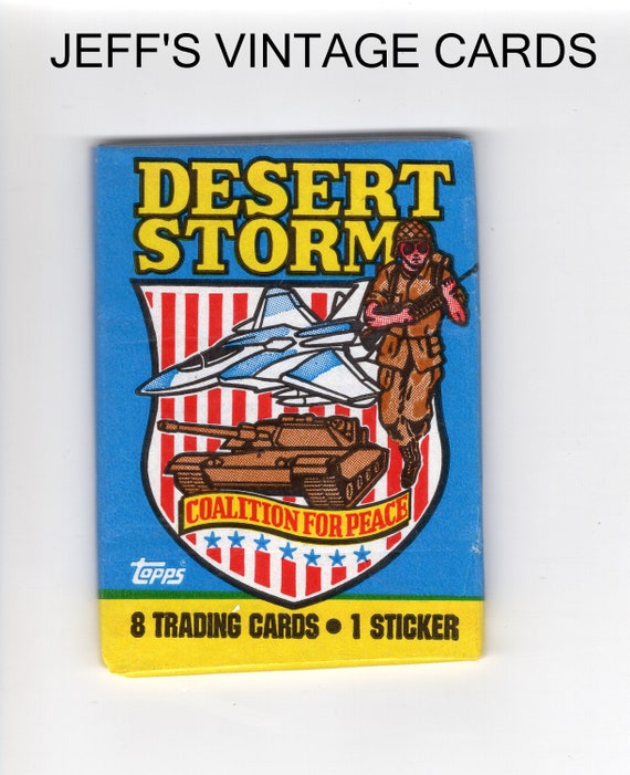 Various Desert Storm Trading Card Packs - Etsy Various Desert Storm Trading Card Packs - Etsy