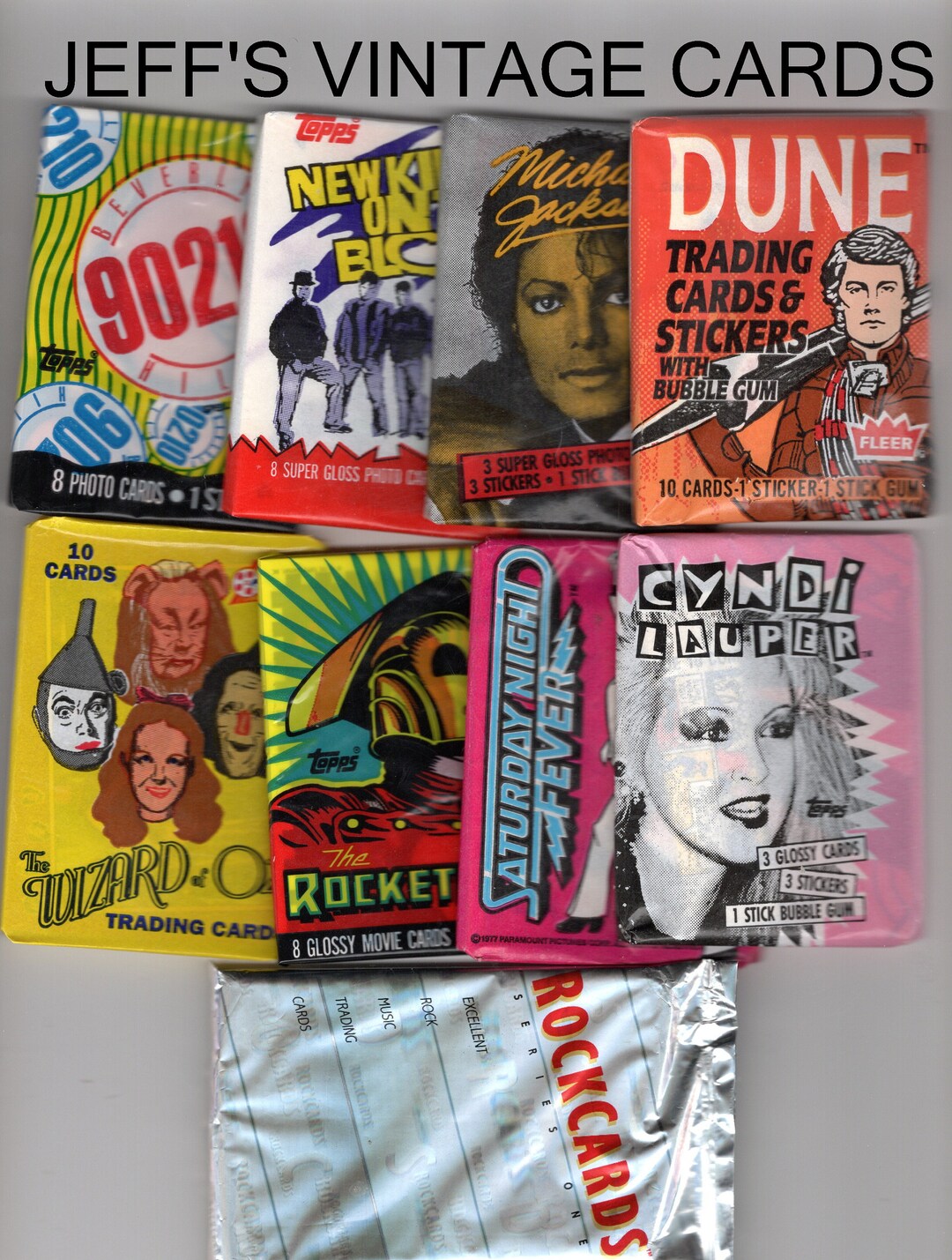 Vintage Wax Packs You Pick the Pack Listing 3s Etsy