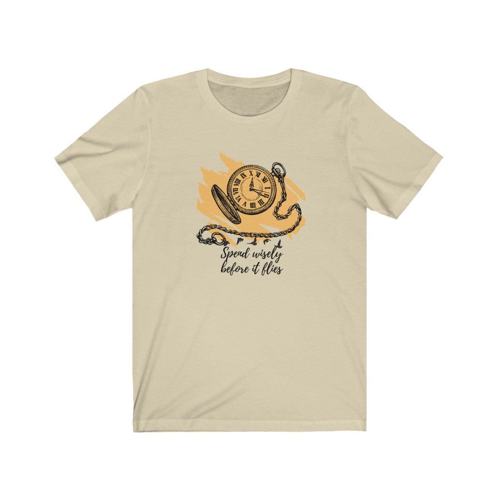 Unisex pocket watch Tee Special design with quote Tshirt Etsy