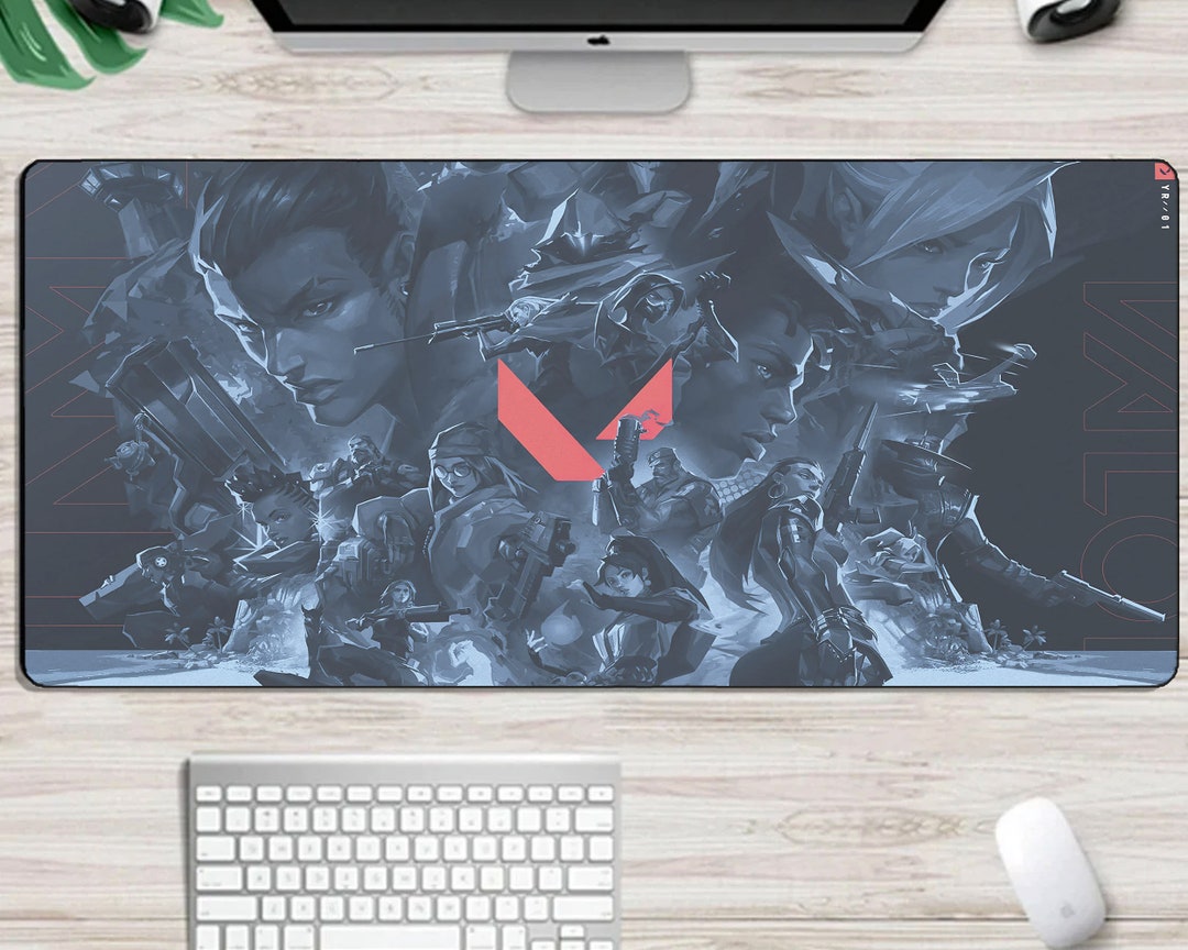 Valorant Deskmat, Gaming Mouse Pad, Deskpad, Minimal Desk, Gaming