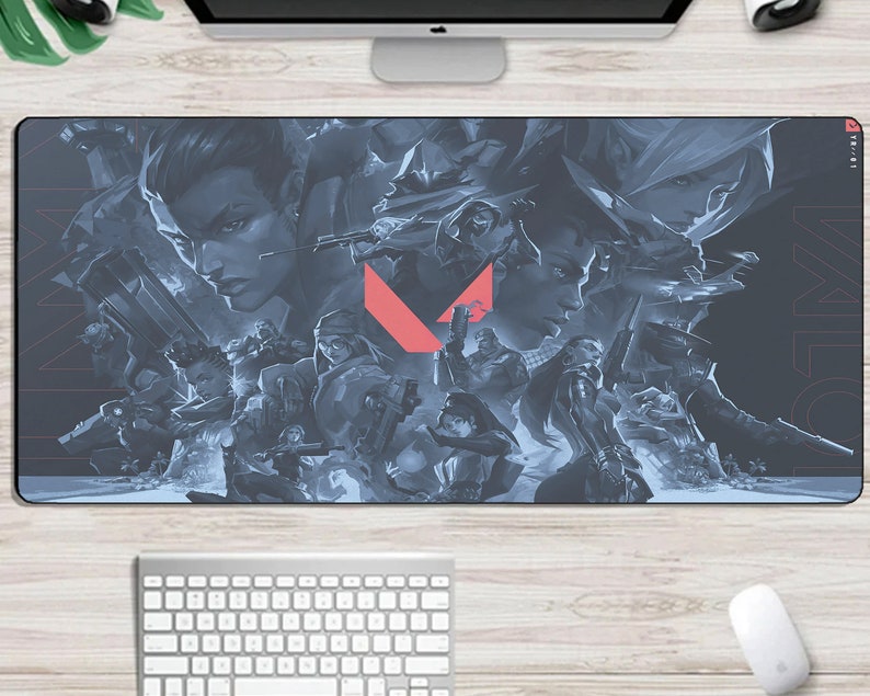 Valorant Deskmat, Gaming Mouse Pad, Deskpad, Minimal Desk, Gaming