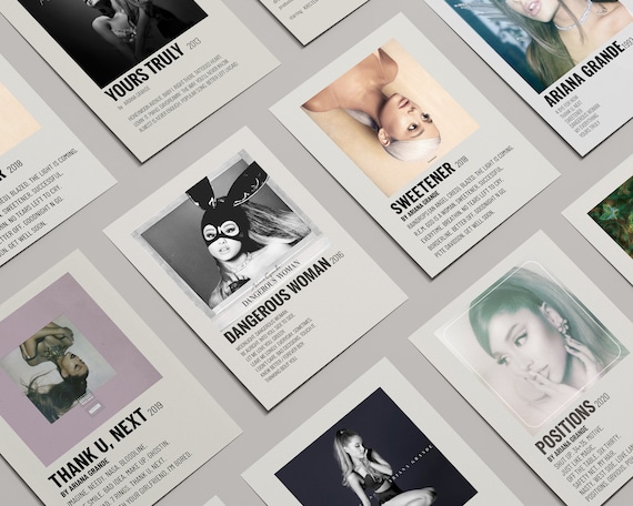 Download Ariana Grande Aesthetic Polaroids Wallpaper