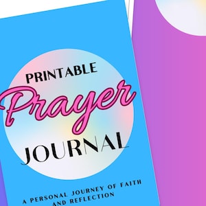 Prayer Journal, Daily Prayer Journal, Printable Prayer Journal, Prayer Reflection Journal, Personal Prayer Journal, Christian Prayer Journal