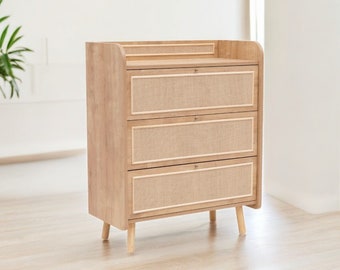 Minimalistische eiken lade, natuurlijk hout Scandinavisch geïnspireerd, ideaal voor modern interieur, uniek cadeau, eikenhouten ladekast, opslagoplossing