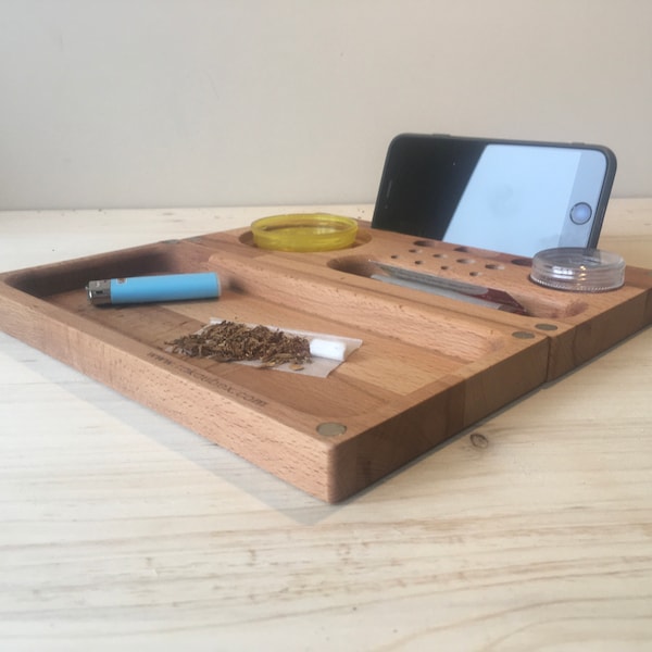 Wooden Rolling Tray Etsy