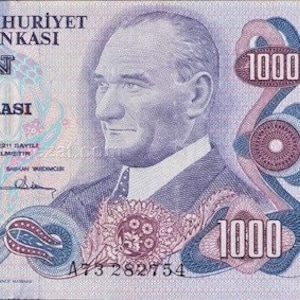 Türkiye 1.000 Lira Währung Geldschein 1978-1986 vz-unz.  altes Papiergeld, Ausländische Welt Banknoten - Sammlung Papiergeld. Geschenke für Ihn.