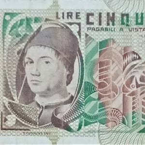 Banconota da 5.000 lire Italia 1979-83 VF. - Vecchia carta moneta, Banconote estere - Collezione Carta moneta, regali per lui.