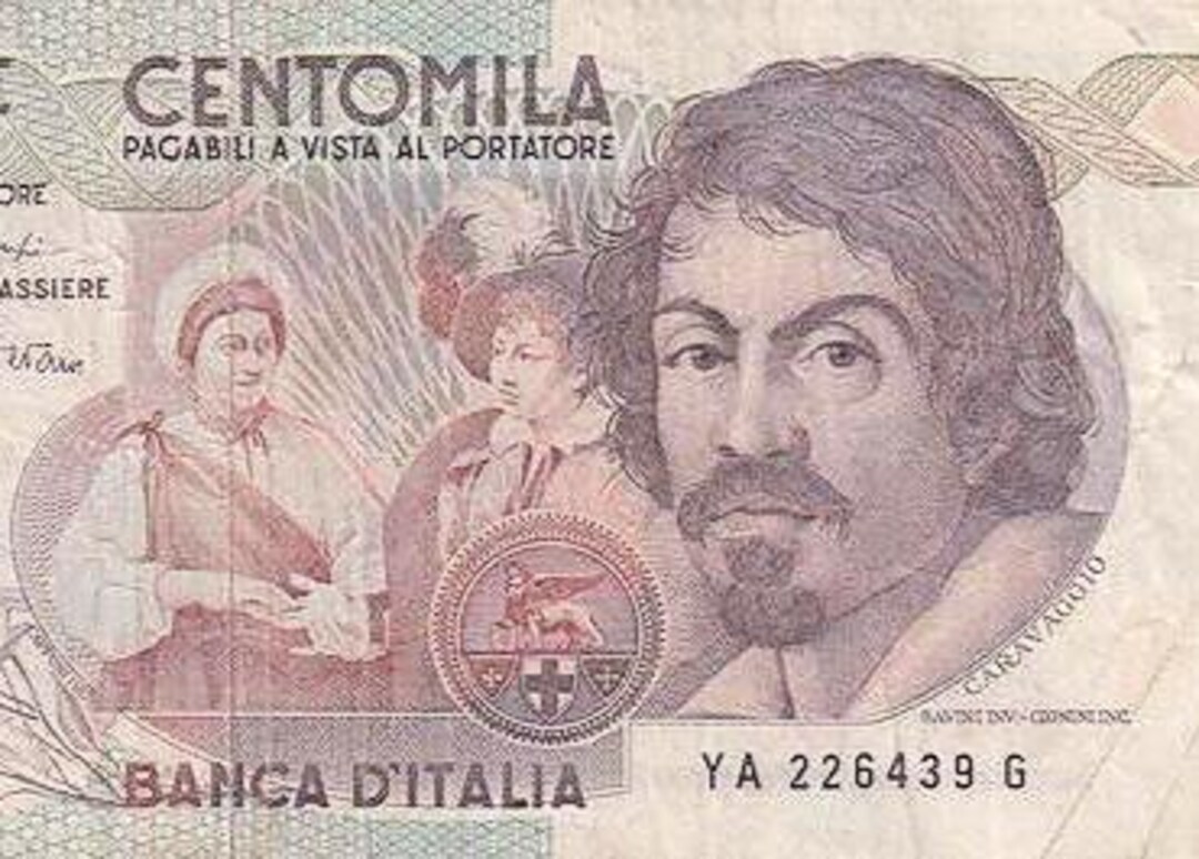 イタリア 100,000 リラ紙幣 1983 VF。古い紙幣、外国の紙幣