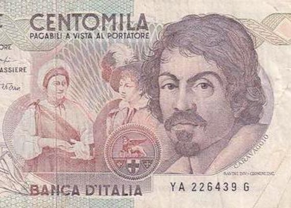 イタリア 100,000 リラ紙幣 1983 VF。古い紙幣、外国の紙幣