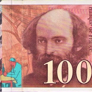 Frankreich 100 Francs Währung Banknote 1998 XF.- Altes Papiergeld, Ausländische Welt Banknoten- Sammlung Papiergeld-Geschenke für Ihn.