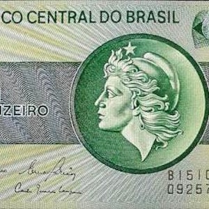 Banconota da 1 Cruzeiros del Brasile 1972-1980 UNC, - Carta moneta, Banconote straniere - Collezione di carta moneta