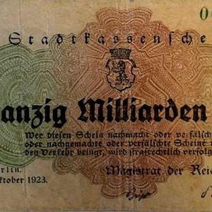 Germany Notgeld Stadt Berlin 20 Billion Mark 1923 G,-. Notgeld - Altes Papiergeld.-