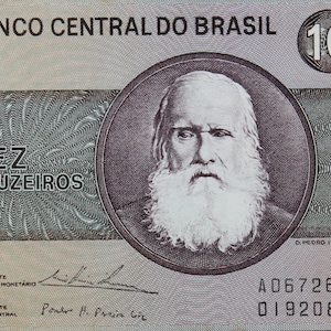 Banconota da 10 Cruzeiros del Brasile 1970-1980 UNC, - Carta moneta, Banconote straniere - Collezione di carta moneta