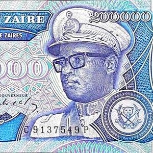 Banconote dello Zaire, 200.000 banconote, 1992 UNC. Vecchia carta moneta. Banconote straniere del mondo - Collezione di carta moneta - regali per lui.