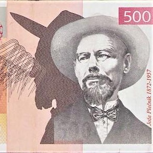 Banconota da 500 talleri sloveni, 2000 XF. Vecchia carta moneta, banconote straniere - Collezione di carta moneta - regali per lui.