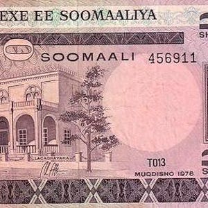 Banconota da 20 Shilin della Somalia, 1978 XF. Vecchia carta moneta, banconote straniere, carta moneta da collezione. Regali per lui.