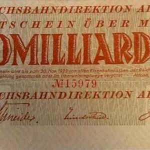 Germania Notgeld Stadt Altona 20 miliardi di marchi 1923 VF,-. Denaro di emergenza - Vecchia carta moneta.-
