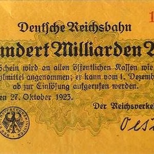 Germania Notgeld Stadt Berlin 100 miliardi di marchi 1923 XF,-. Denaro di emergenza - Vecchia carta moneta.-