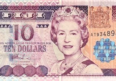 Fiji 10 Dollars Banknote 2002 XF. -Paper Money - Foreign World Banknotes - Collection Paper Money-gifts for him.