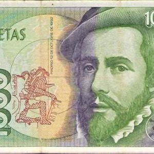 Spanien 1.000 Pesetas Währung Geldschein 1992 F-VF. Altes Papiergeld, Ausländische Welt Banknoten - Sammlung Papiergeld-Geschenke für Ihn.