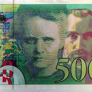 Banconota da 500 franchi francesi del 1994 XF. - Vecchia carta moneta, banconote straniere - Collezione di carta moneta - regali per lui.