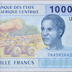 Africa Centrale Camerun Banconota da 1.000 Franchi 2002 FDS. Cartamoneta, Banconote Mondo Estero - Collezione Cartamoneta-regali per lui