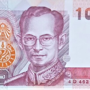 Thailand 100 Baht Währung Banknote 1994 UNC, - altes Papiergeld - Ausländische Welt Banknoten - Sammlung Papiergeld.- Geschenke für Ihn