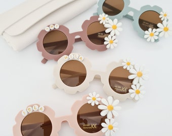 Daisy Sunglasses, Sunglasses For Kids, Flower Girl Gift, Flower Girl Sunglass, Flower Girl Proposal, Baby Girl Sunglasses
