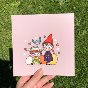 Impressão artística de cartão postal Irmãos do Jardim