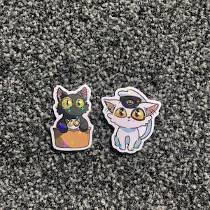 Japanese Film Shinkai Cats Stickers