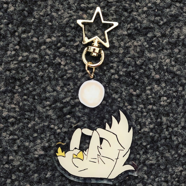 Playful Spiritfarer Daffodil Keychain