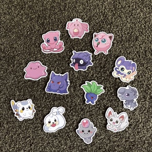 Pink, Purple and Grey PKMN