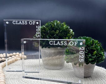 4x6 or 5x7 Magnetic Acrylic "Class of 2026" frame | Graduation Gift | Senior Gift | Class of 2026 | Personalizable with Year and School Name