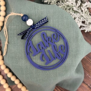 Lake Life Acrylic Ornament | Lake Life Ornament | Christmas Ornament | Lake Life Car Charm | Lake Life Christmas Decor | Lake Life Decor