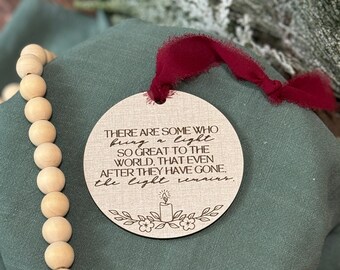 Remembrance Christmas Ornament | Memory Christmas Ornament | Christmas Gift | Gift Giving | Remembrance Keepsake Ornament