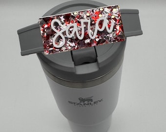 Personalized 20oz/30oz/40oz/64oz Sweetheart Confetti TUMBLER name tag | 20oz/30oz/40oz/64oz Stanley IceFlow TUMBLER Name Tag | Please read!