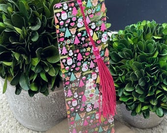 Whimsical Holiday Bookmark | Whimsical Bookmark | Holiday bookmark | Bookmark | Gift for Book Lover | Gift for Kids | Gift for Her | Favors
