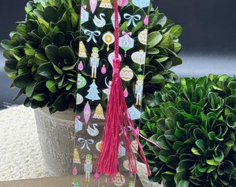 Nutcracker Themed Bookmark | Ballet Bookmark | Holiday bookmark | Bookmark | Gift for Book Lover | Gift for Kids | Gift for Her | Favors
