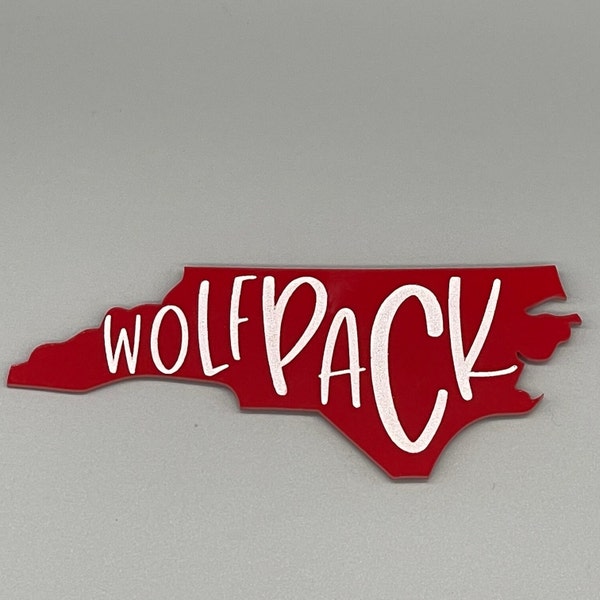 North Carolina College Teams Magnet | NC State Wolfpack Magnet | North Carolina State University