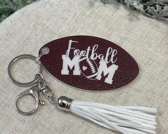 Sleutelhanger voetbalmoeder | Voetbalsleutelhanger | Sleutelhanger schoolgeest | Sportsleutelhanger | Sleutelhanger voetballiefhebber | Gegraveerde sleutelhanger