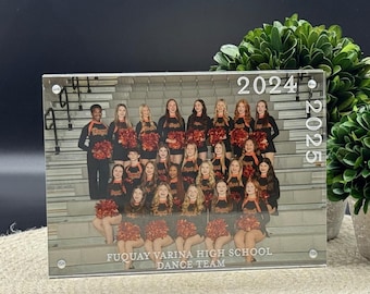 4x6 or 5x7 Magnetic Acrylic "2025-2026" Sports Teams Frame | Team Gift | Sports Gift | 2025-2026 | Personalizable with Year and School Name