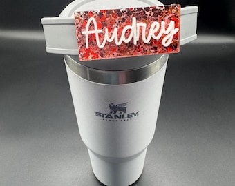 Personalized 20/30/40/64oz Cupid's Crush Tumbler Name Tag | 20/30/40/64oz Tumbler Name Tag | Cupid's Crush Tumbler NameTag |