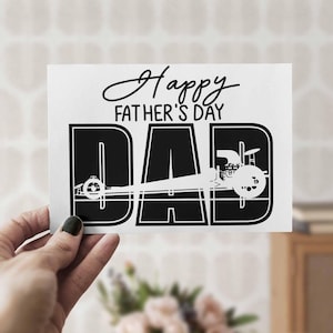 Biglietto d'auguri stampabile per la festa del papà con scritta "Drag Racing", formato 5x7, regalo per papà, pilota di dragster su rotaia Nitro, stampa a casa fai da te, JPG, PDF